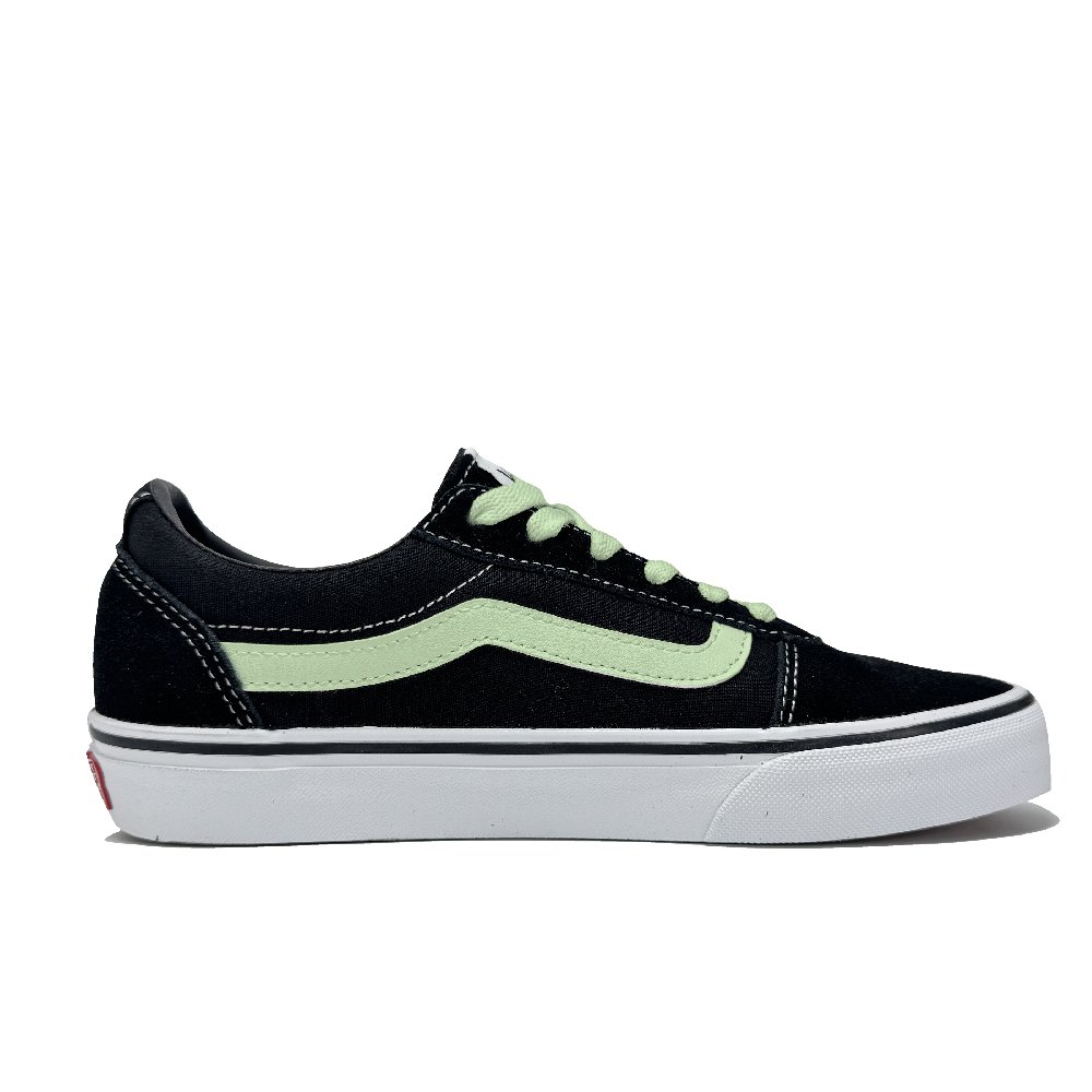 Vans Ward Low Top Skateboard Shoes Unisex Black Green