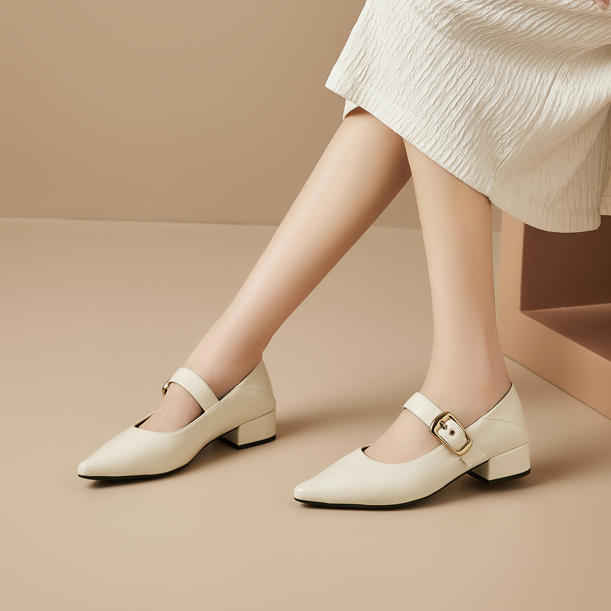 EBLAN Chunky Heel Mary Jane Shoes Women's купить в интернет-магазине Yoocart с быстрой доставкой по России.