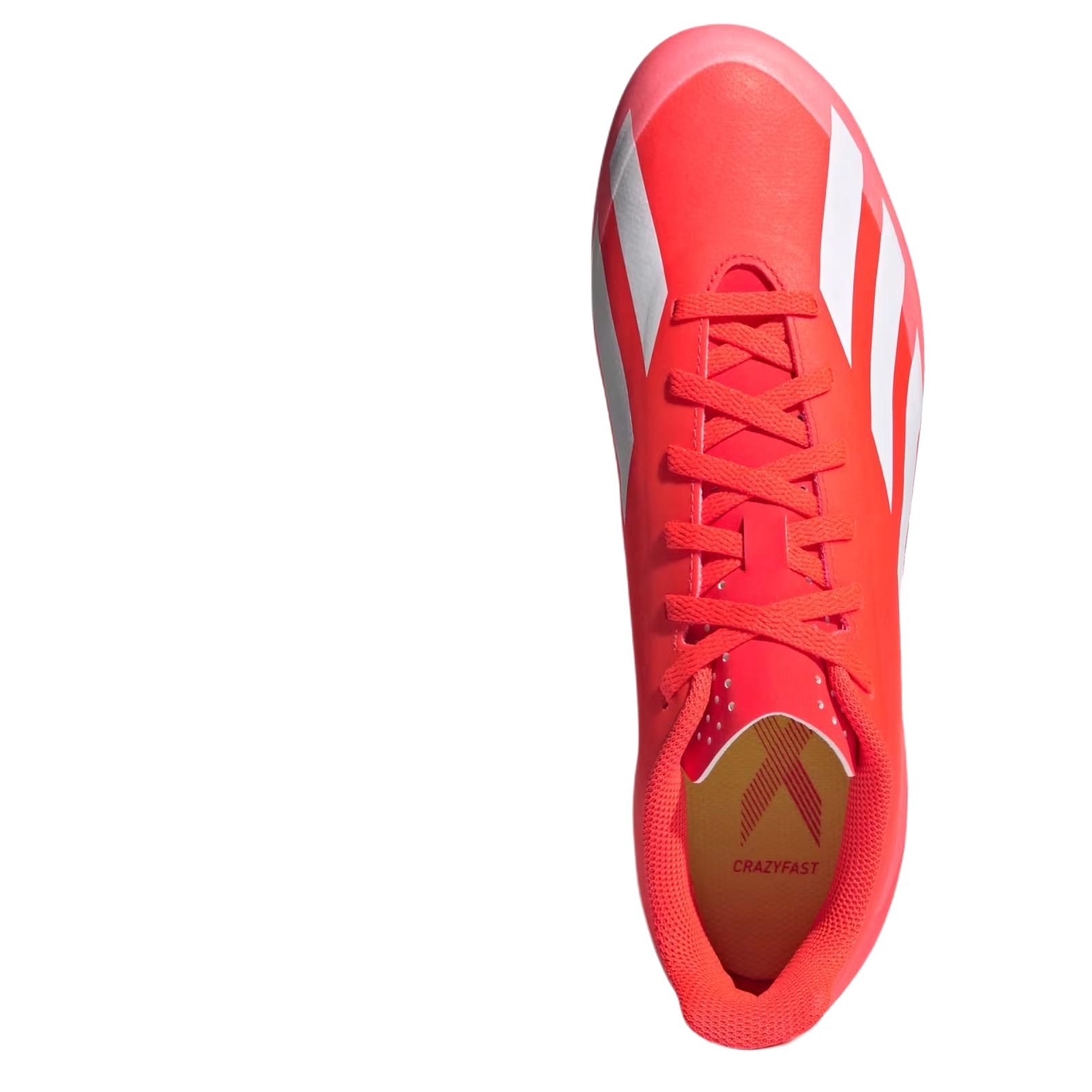 Adidas X Crazyfast.4 MG Multi Ground Cushioning Abrasion Resistant Support Soccer Shoes Unisex Red купить в интернет-магазине Yoocart с быстрой доставкой по России.