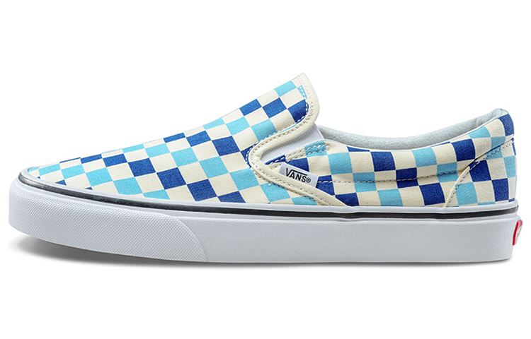 Vans Slip On Checkerboard Blue Topaz
