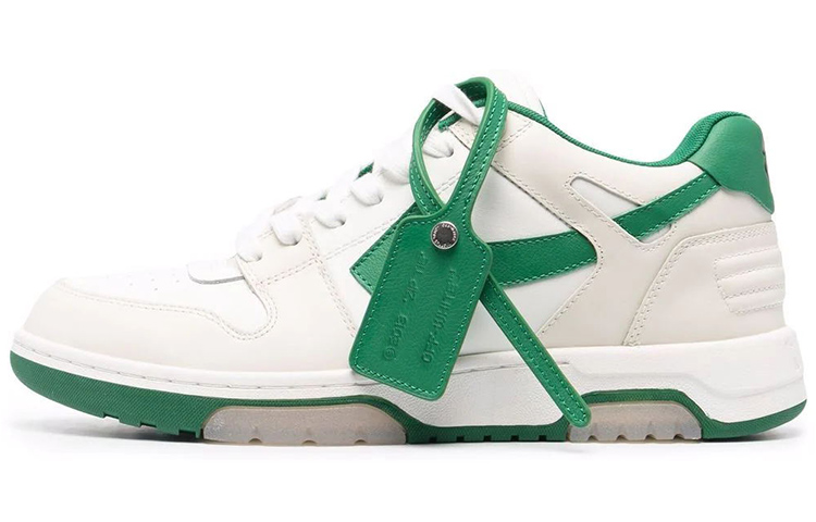 OFF WHITE Out Of Office Low Top Sneaker 'Green White'