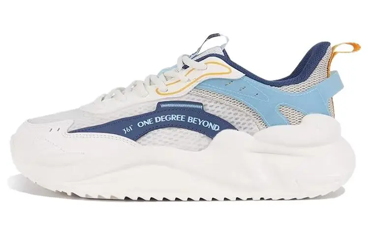 361° Cushioning, Wear Resistant Low top Casual Shoes Men's Blue White