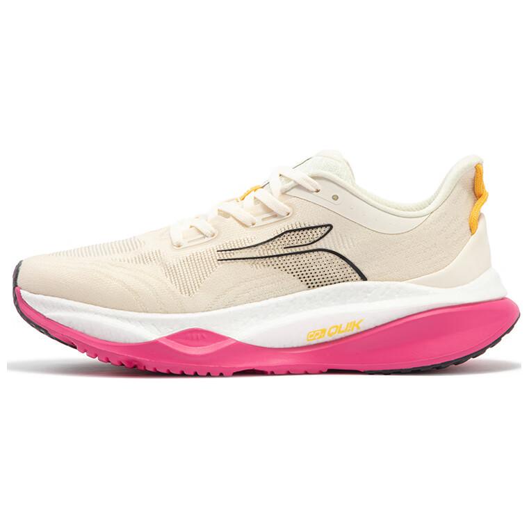 361° Cushioning Lightweight Low-Top Running Shoes Men's Beige Pink