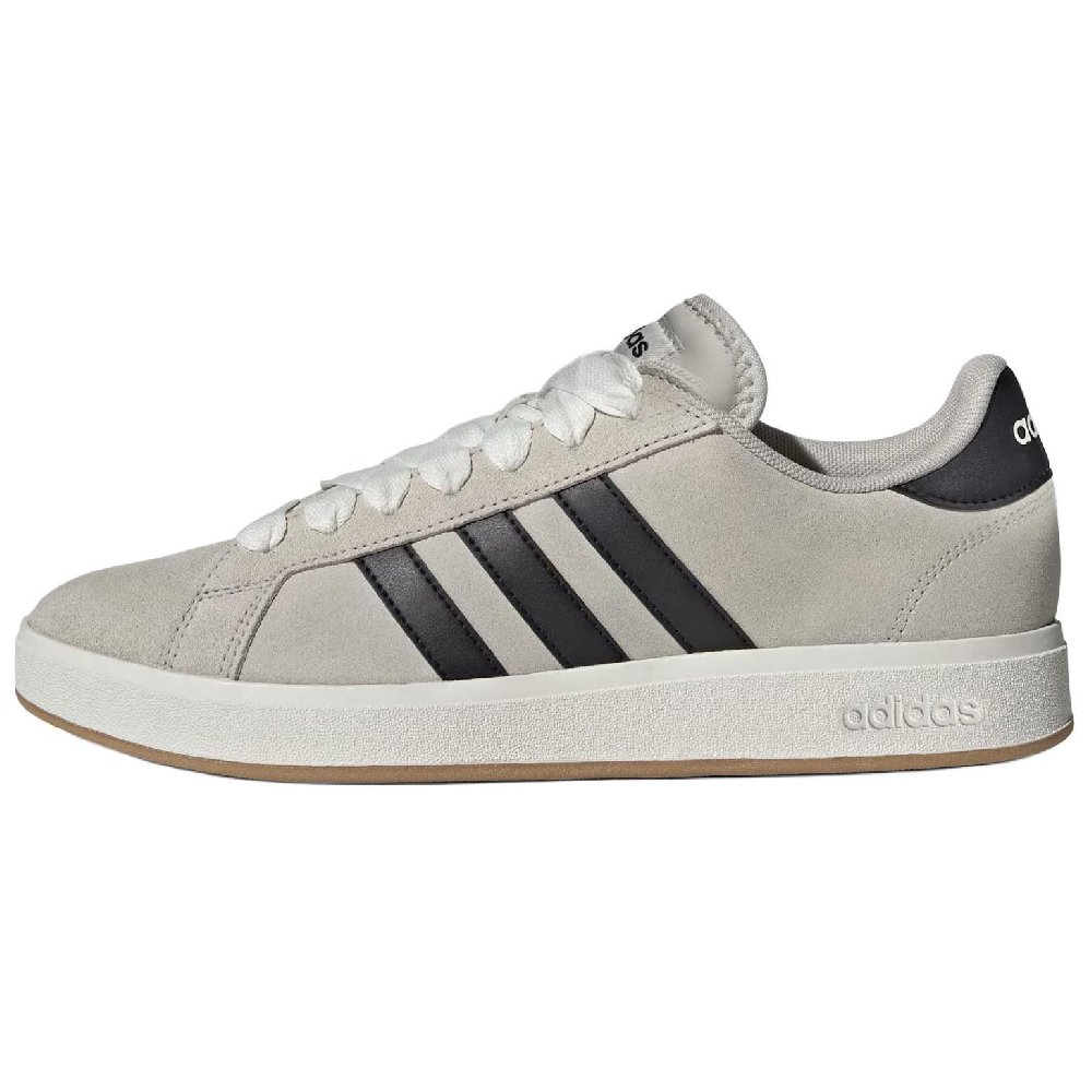 Adidas Grand Court Base 00s Low Top Skateboard Shoes Men's Gray Brown