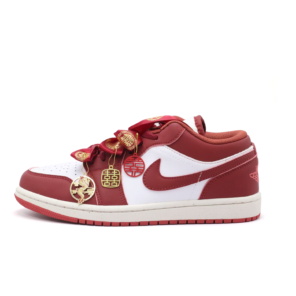Jordan Air Jordan 1 Vintage Basketball Shoes Women's Low top Red