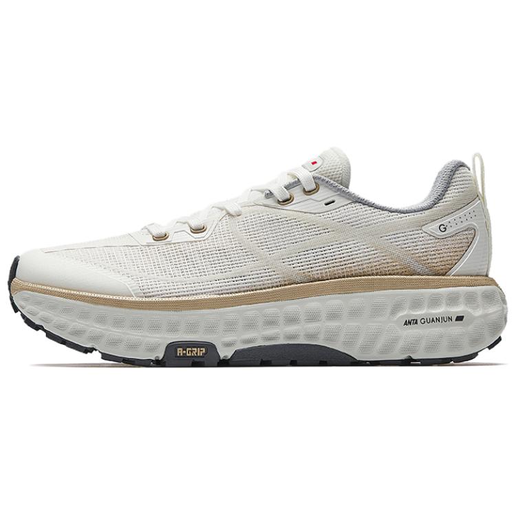 Anta Breathable Moisture Wicking Low Top Casual Running Shoes Women's White