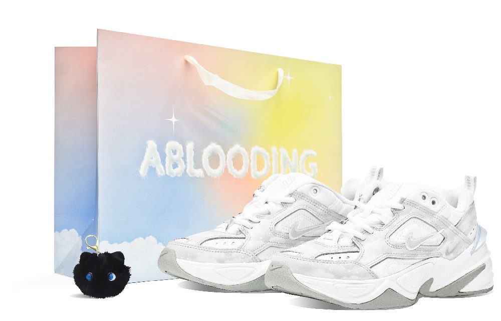 Nike M2K ABLOODING Low-Top Chunky Sneakers Unisex White
