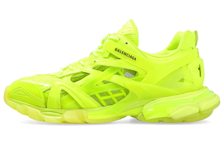 Balenciaga Track 2.0 Sneakers 'Clear Sole Neon Yellow'
