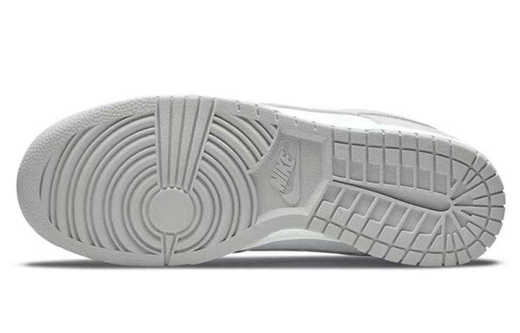 Nike Dunk Slip Resistant, Abrasion Resistant, Lightweight Low Top Skateboard Shoes Unisex White Gray Yellow