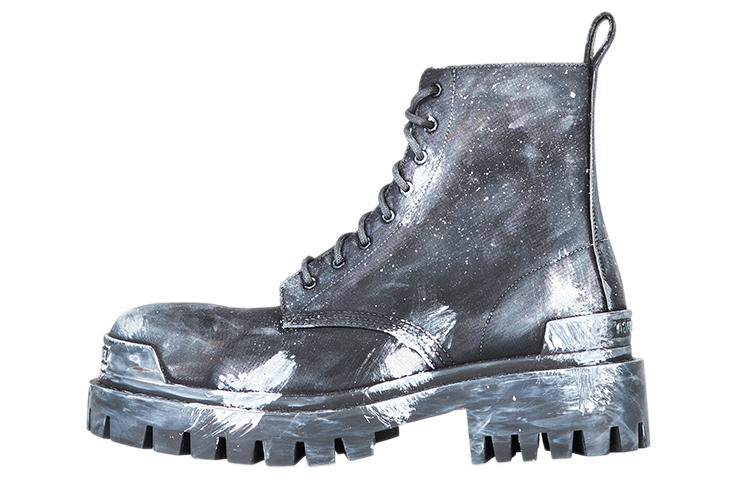 Balenciaga Strike Boots 'Grey Silver'