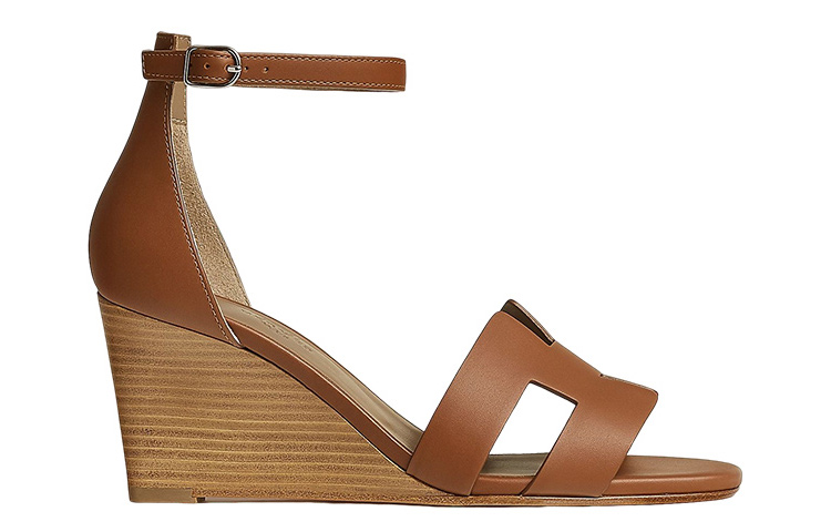 HERMES Lengend One Strap Sandals Women's Brown купить в интернет-магазине Yoocart с быстрой доставкой по России.