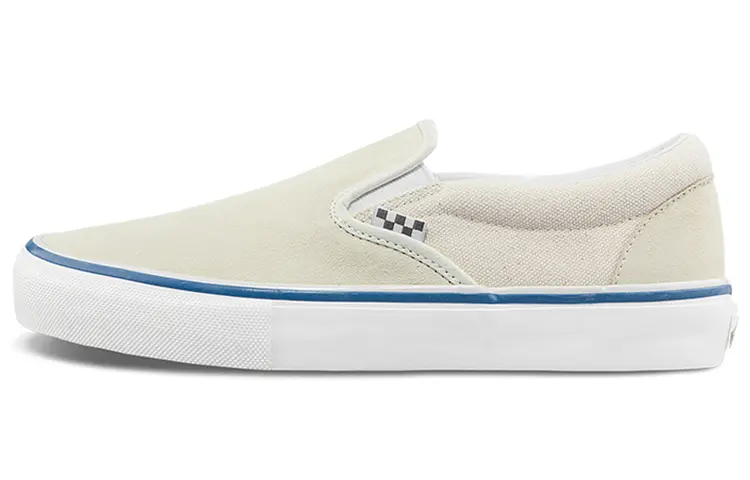 Vans Slip on Casual Low Tops Skateboarding Shoes Unisex White