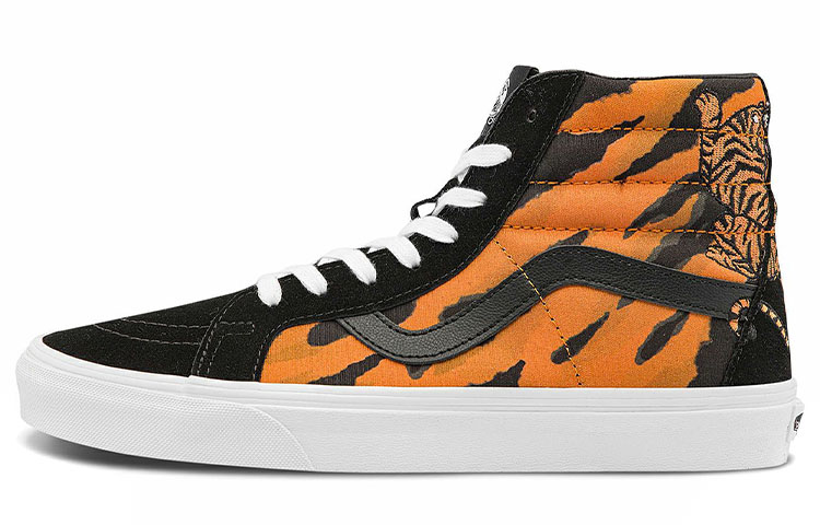 Vans SK8 Hi Reissue Tiger Black Orange