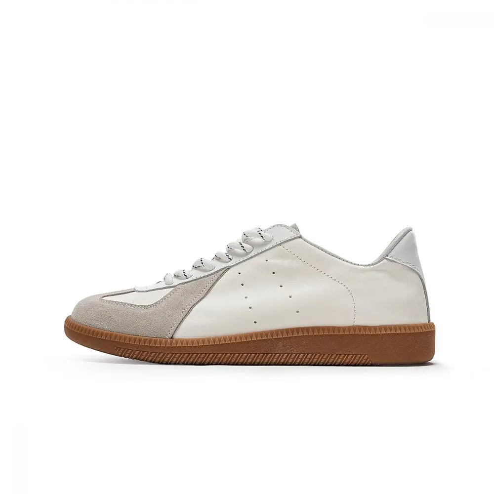 EBLAN German Army Trainers Women's Low top Ecru