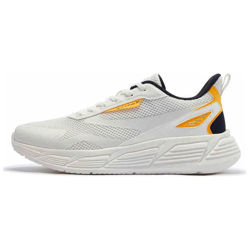 361° Slip Resistant, Breathable, And Resilient Low top Sprint Running Shoes Men's White Blue