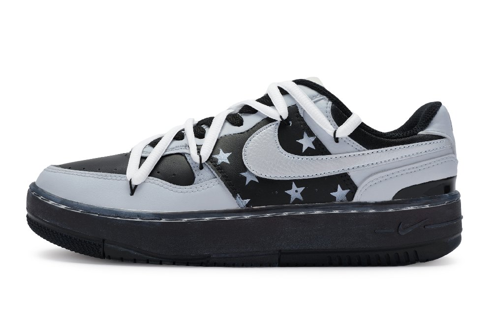 Nike Gamma Force Low-Top Skateboard Shoes Women's Black Gray Silver