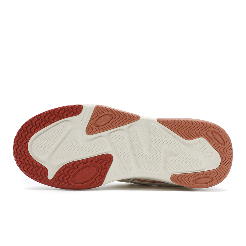 FILA Low-Top Skateboard Shoes Women's White Umber