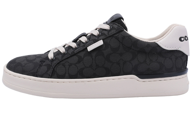 COACH Lowline Low Top Stylish Skateboarding Shoes Women's Black