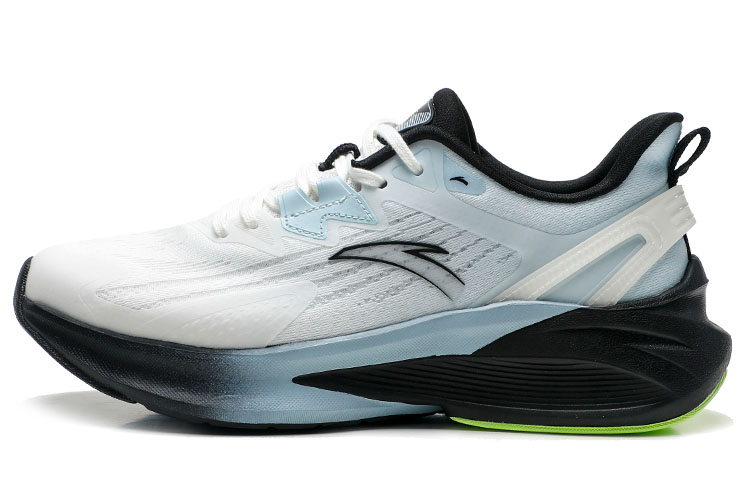 Anta Stinger 5 Abrasion Resistant Breathable Low top Marathon Running Shoes Men's White Blue