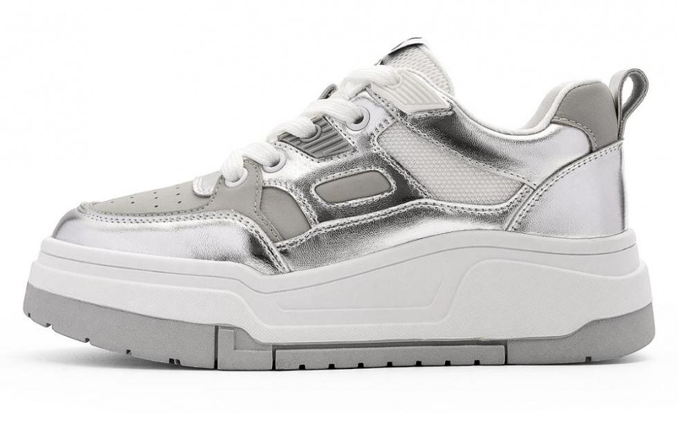 EBLAN Low-Top Casual Shoes Women's Silver
