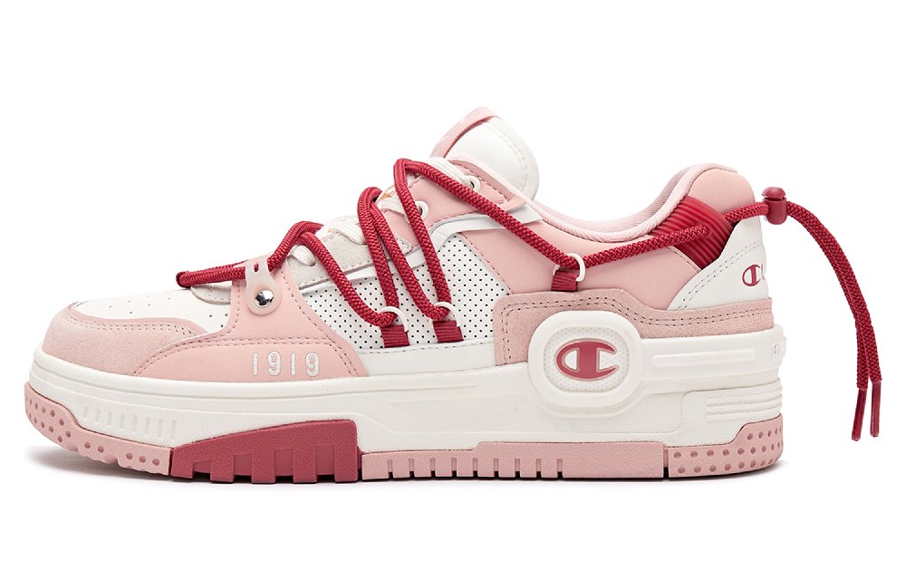 Champion Bumper V1 Headphone Trainer Low Top Skateboard Shoes Women's Pink