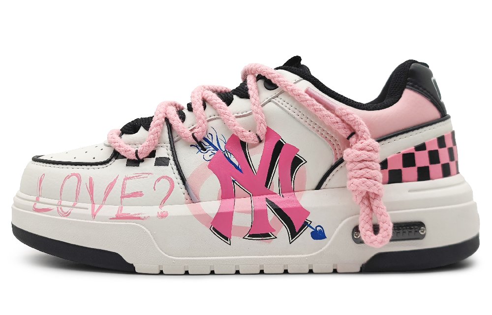 MLB Chunky Liner Low-Top Skateboard Shoes Unisex Pink