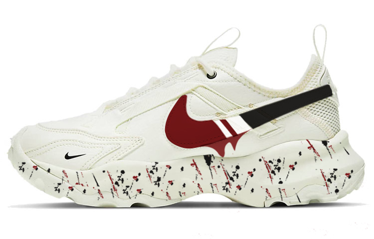 Nike TC 7900 Cushioning Wear-Resistant Low-Top Casual Shoes Women's White Red