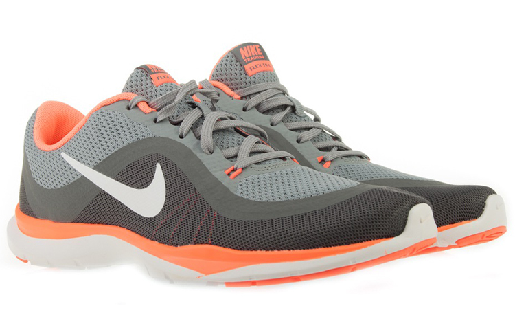 Nike Flex Trainer 6 'Gray Orange White' Women's купить в интернет-магазине Yoocart с быстрой доставкой по России.