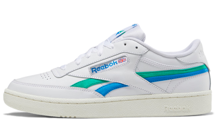 Reebok Club C Revenge Running Shoes White/Green/Blue