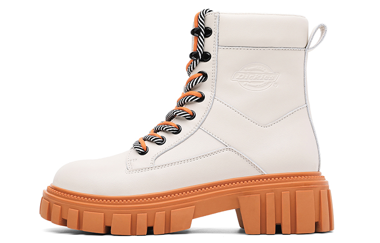 Dickies British Trendy Comfortable Versatile Martin Boot Women's Light Gray
