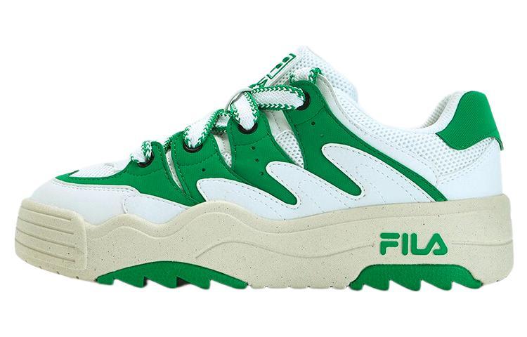 FILA Rosetta Low Top Skateboard Shoes Women's White Green