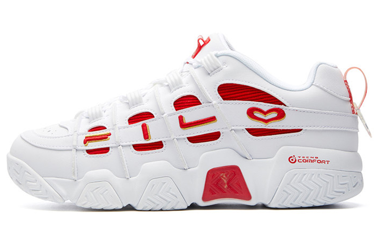 FILA Heritage White/Red Women's