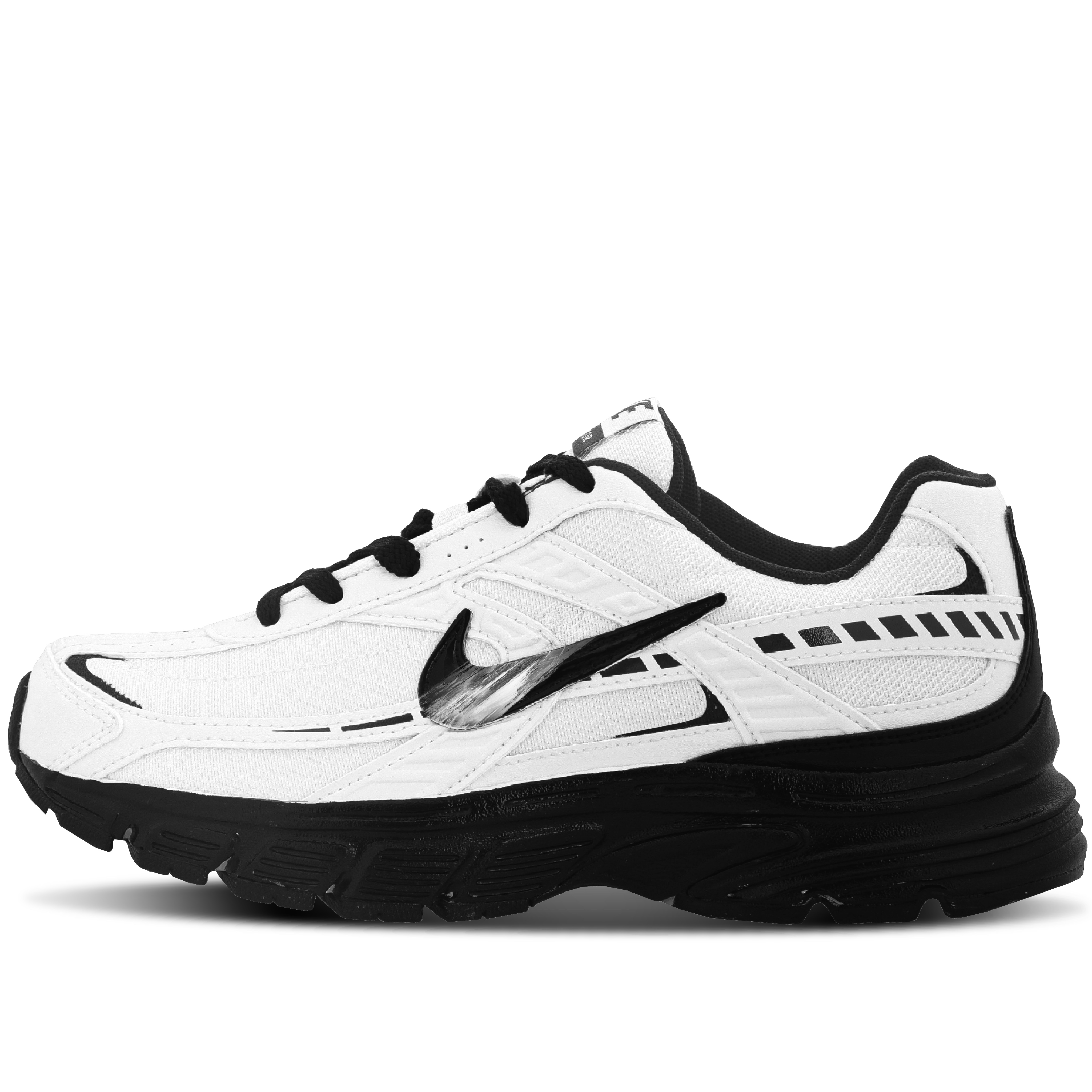 Nike Initiator Cushioning And Breathable Low top Running Shoes Unisex Black White
