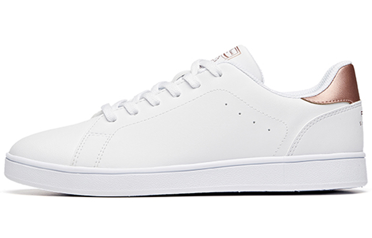 Anta Life Collection Anti Slip Wear Resistant Low Top Skateboard Shoes Women's White