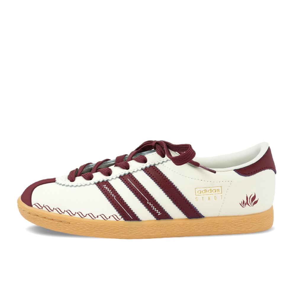 Adidas Originals Stadt Octopus Party, Signal Fire Abrasion Resistant Low top Skateboard Shoes Unisex Dark Red