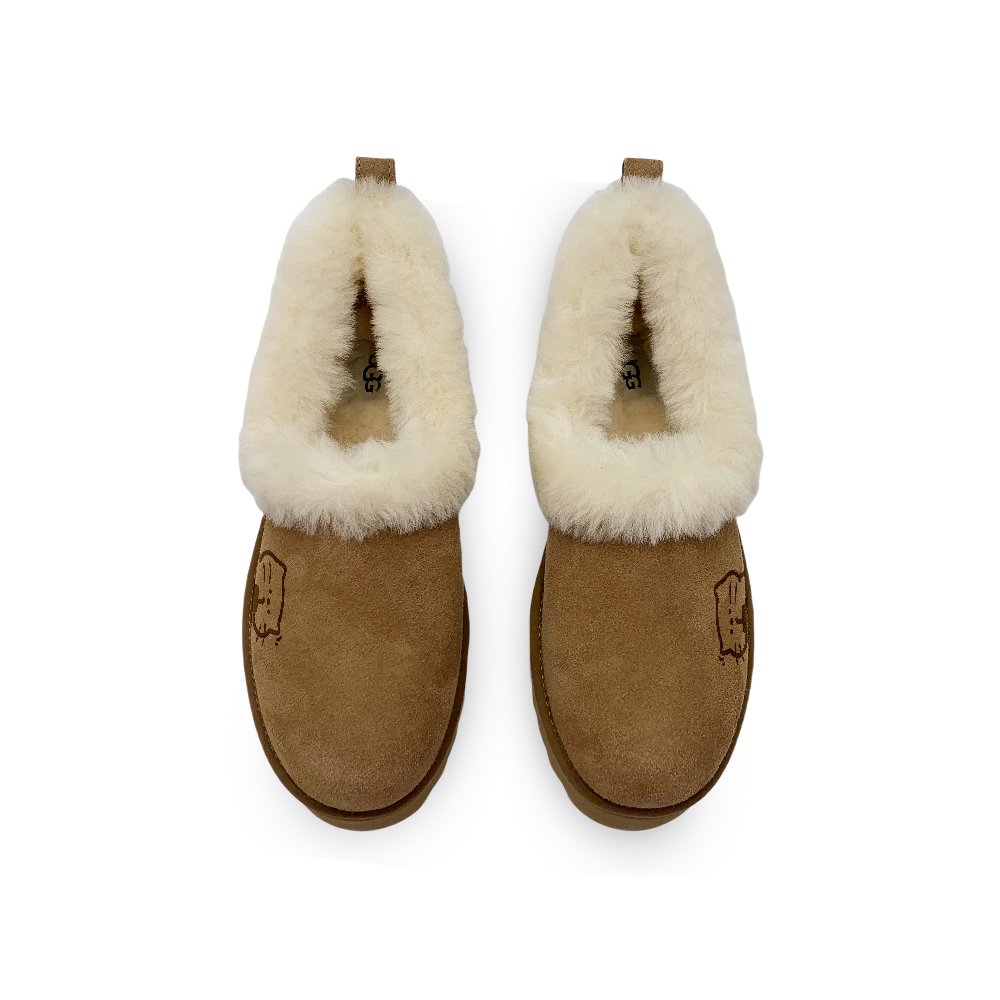UGG Ankle-Length Snow Boots Women's Light Brown