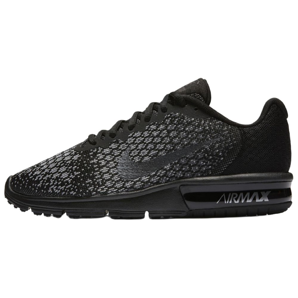 Nike Air Max Sequent 2 Low Top Casual Running Shoes Women's Black
