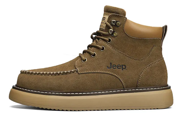 Jeep Short Martin Boot Men's Yellow Brown