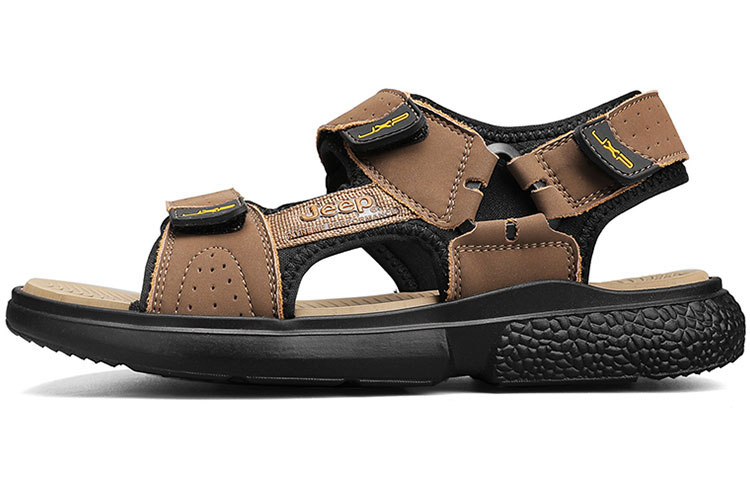 Jeep Sports Sandals Men's Dark Brown