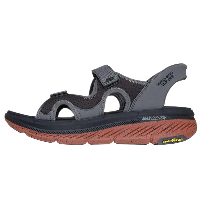 Skechers Max Cushioning Premier 2.0 Beach Sandals Men's Gray