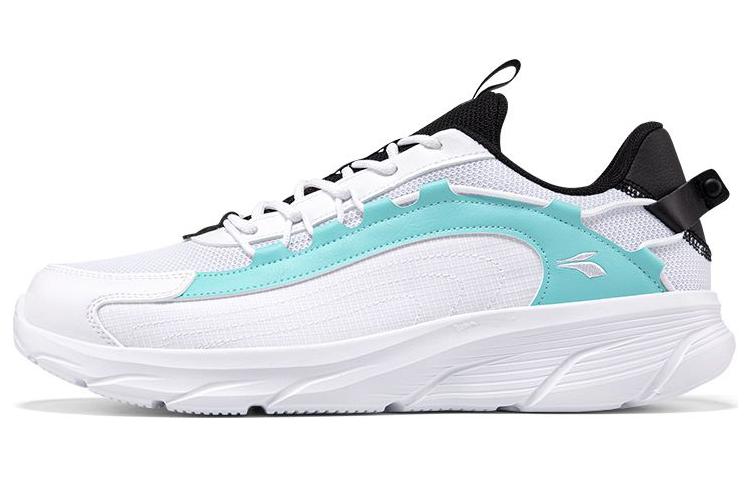 361° Cushioning Breathable Lightweight Low-Top Casual Shoes Men's White Black