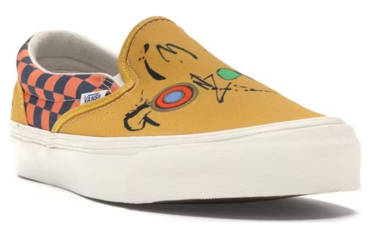 Vans Slip On Ralph Steadman Checkerboard Orange