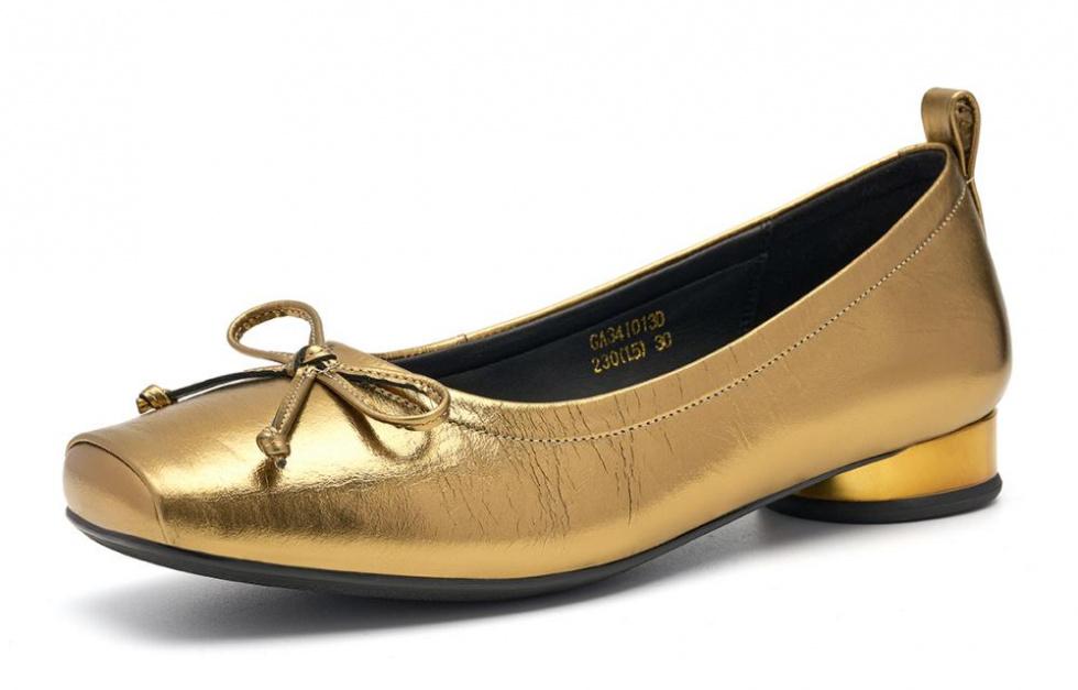 EBLAN Casual Single Shoes Women's Gold