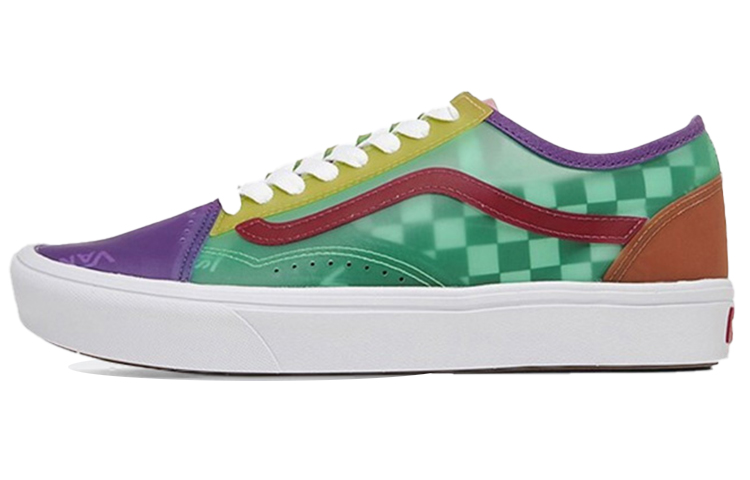 Vans Comfycush SLIP SKOOL J@ZZ Deep 'Green Purple' Women's