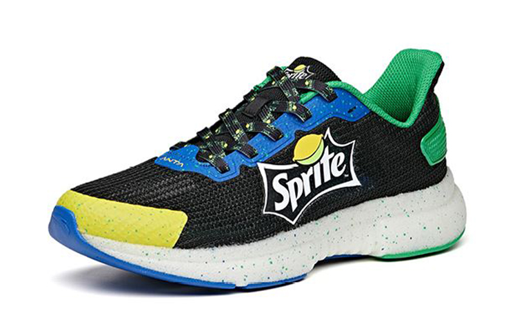 ANTA X Sprite Bubble Low 'Black Green Yellow' Women's купить в интернет-магазине Yoocart с быстрой доставкой по России.