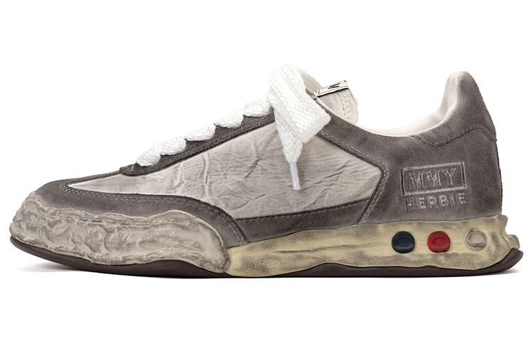MIHARA YASUHIRO Stylish Skateboarding Shoes Unisex Gray Vintage Version