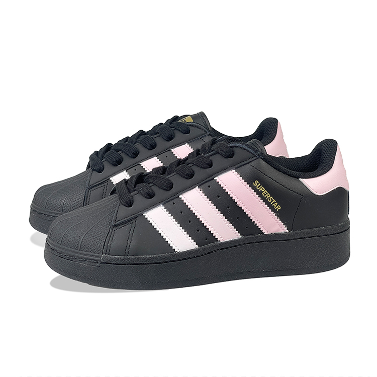 Adidas Originals SUPERSTAR XLG Anti-Slip Wear-Resistant Low-Top Skateboard Shoes Unisex Black