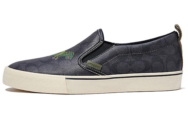 COACH Stylish Skateboarding Shoes Men's Black