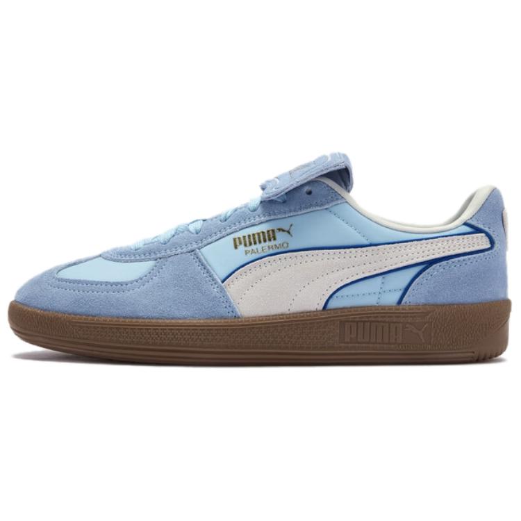 PUMA Palermo PREMIUM Abrasion Resistant Low Top Skateboard Shoes Unisex Blue