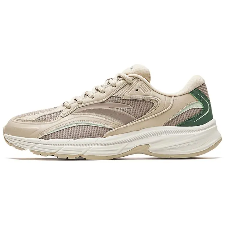 Anta AT952 Cushioning And Breathable Low top Running Shoes Men's Dark Gray Brown